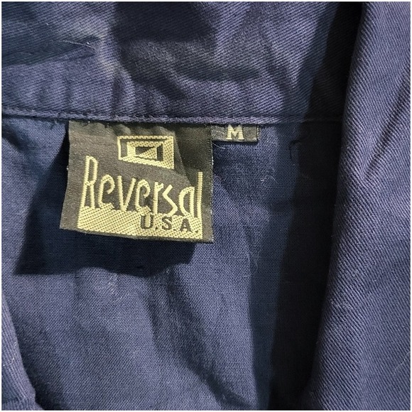 Vintage Reversible Christmas Vest Quilted Patchwork Holiday Reindeer Star Size M - Picture 4 of 5